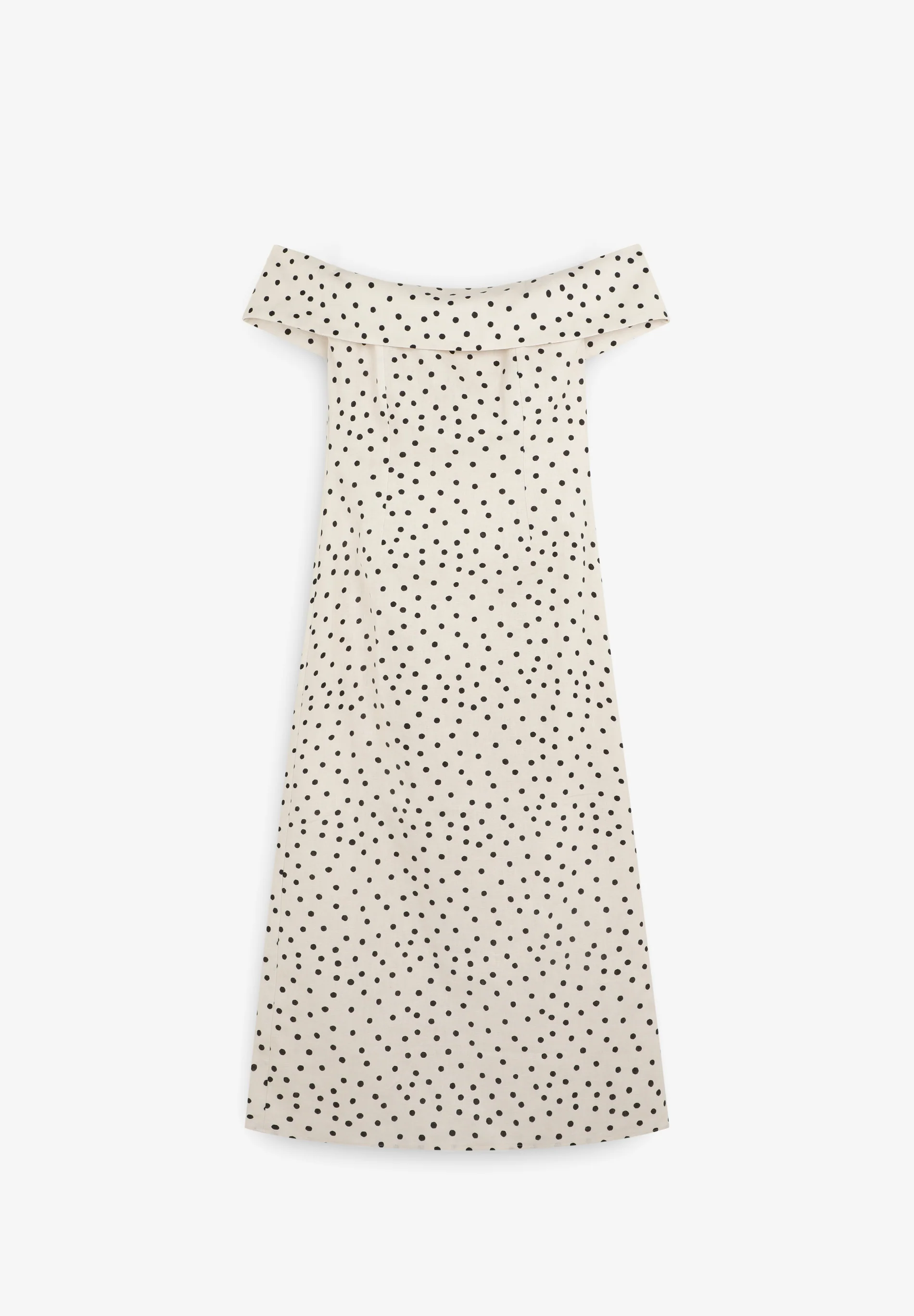 VESTIDO LINO LUNARES MIDI - Image 2