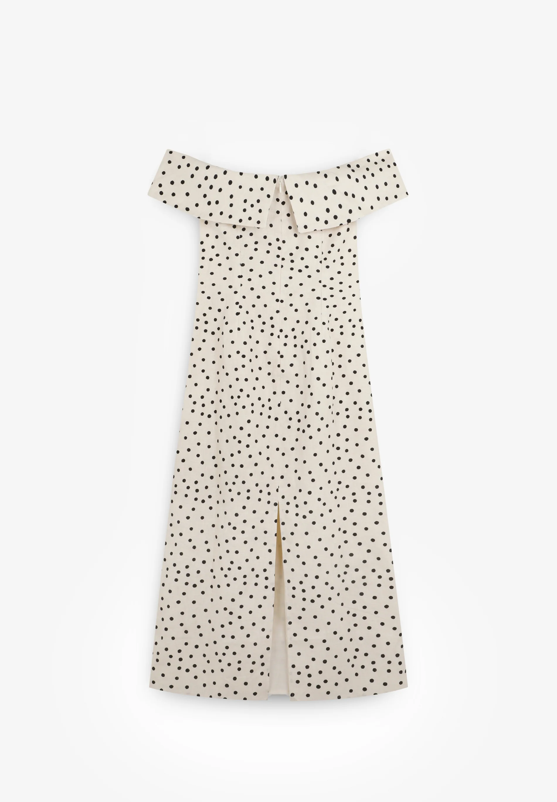 VESTIDO LINO LUNARES MIDI - Image 5