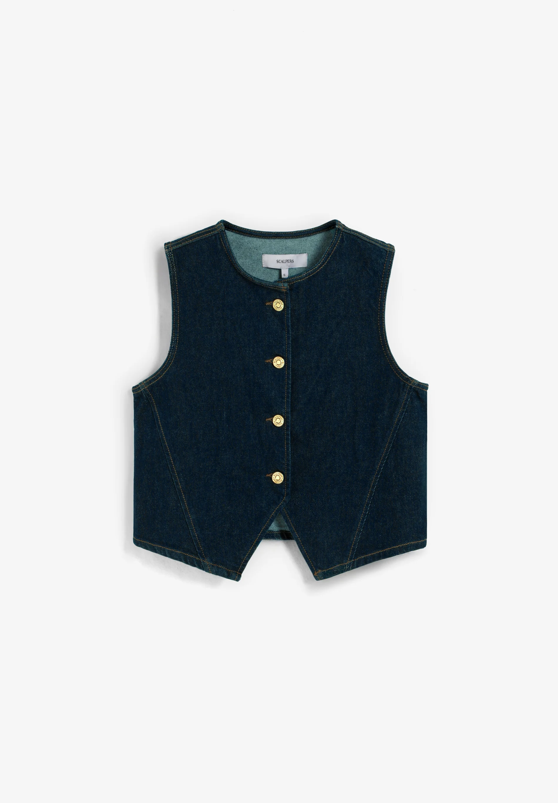 CHALECO DENIM CROPPED - Image 5