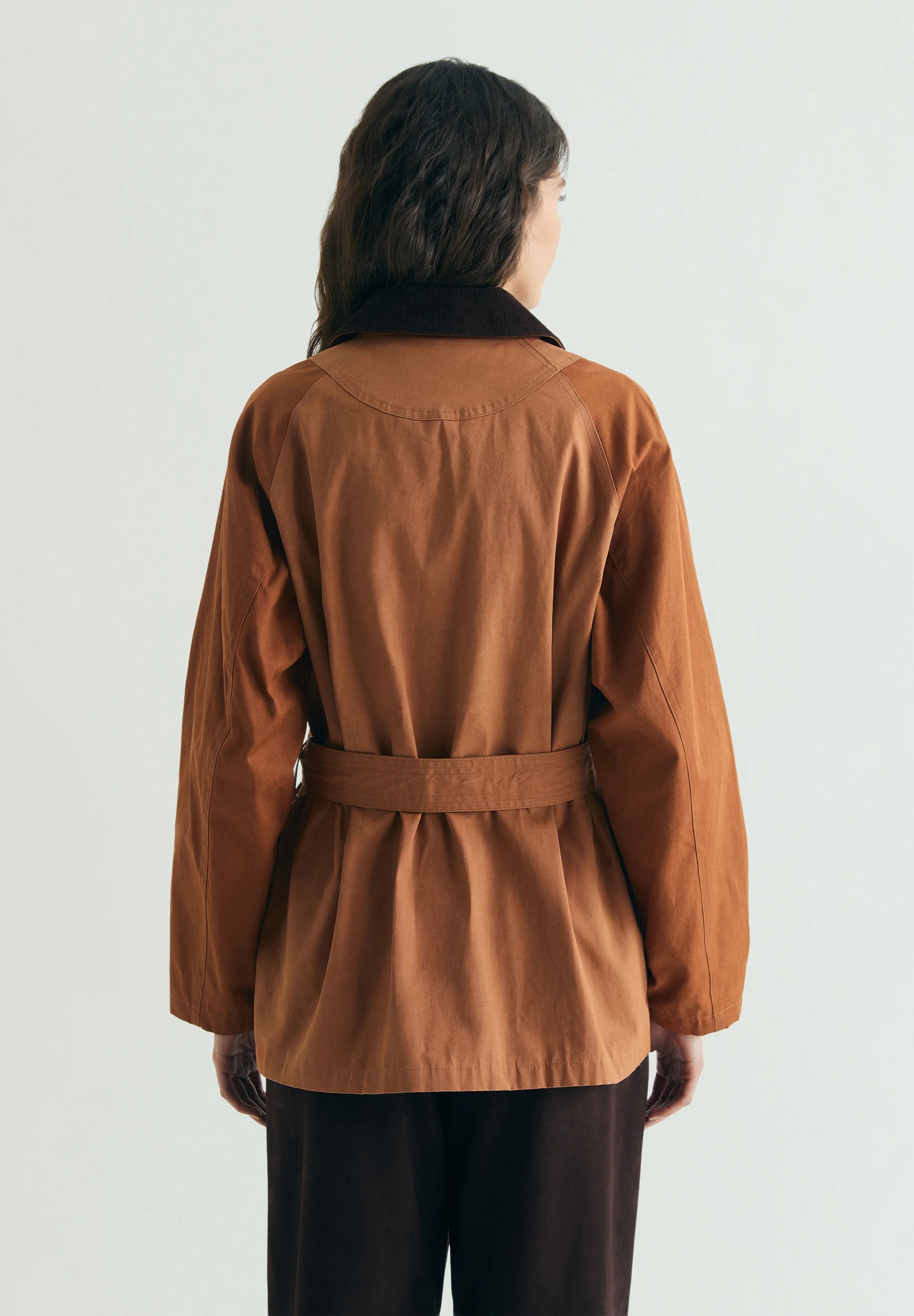 CHAQUETA ENCERADA BICOLOR - Image 3