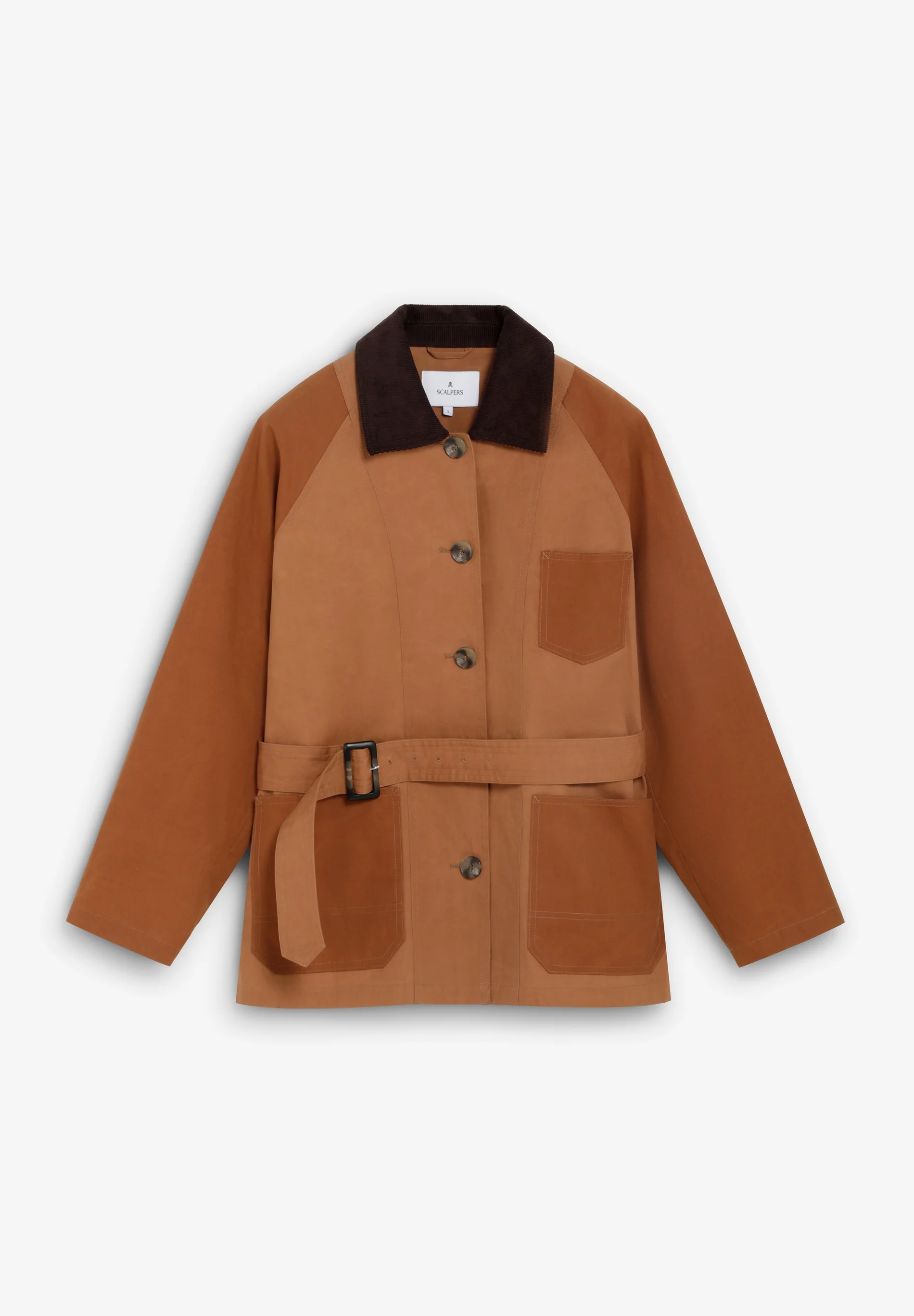 CHAQUETA ENCERADA BICOLOR - Image 6