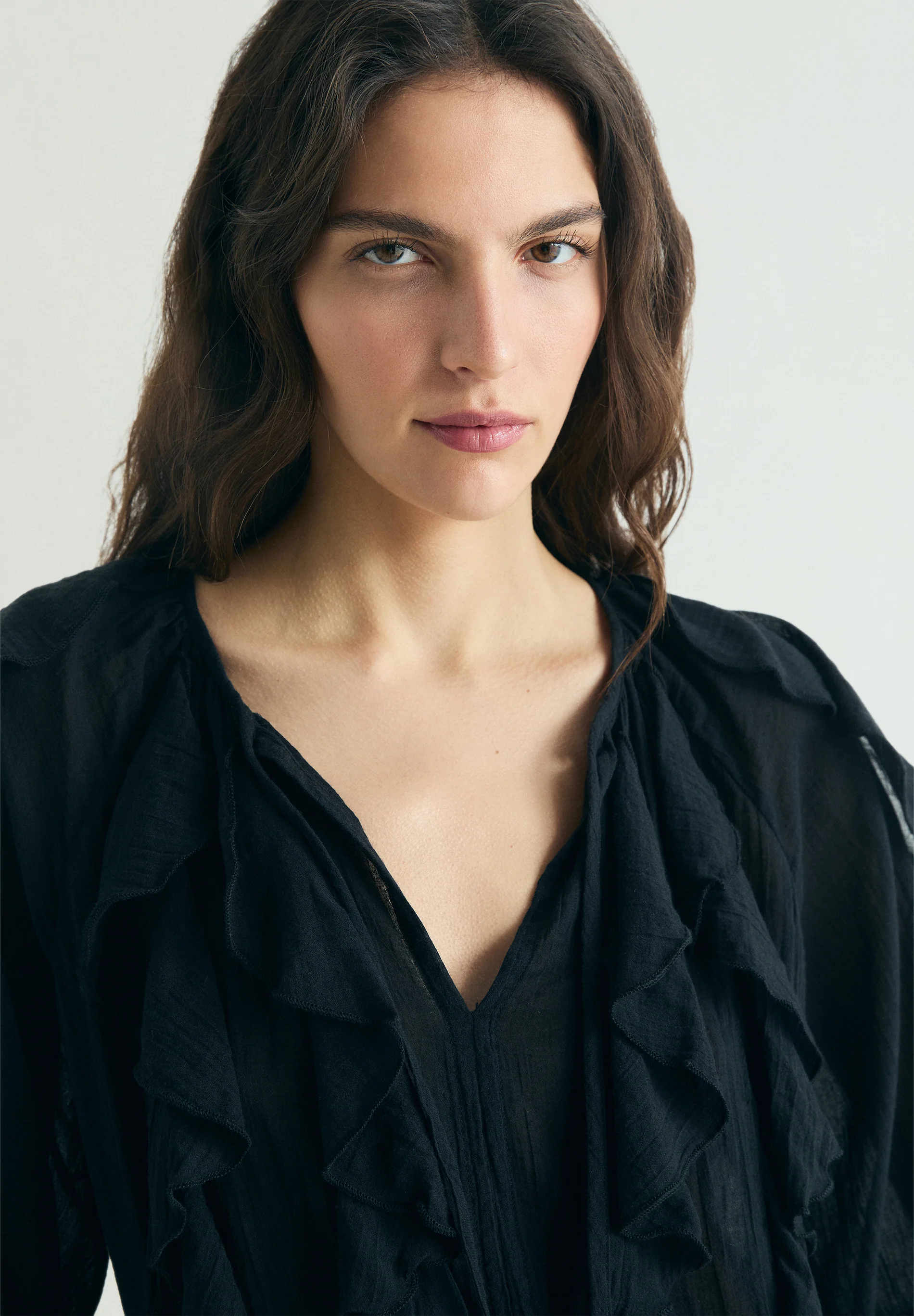 BLUSA ALGODÓN VOLANTES - Image 3