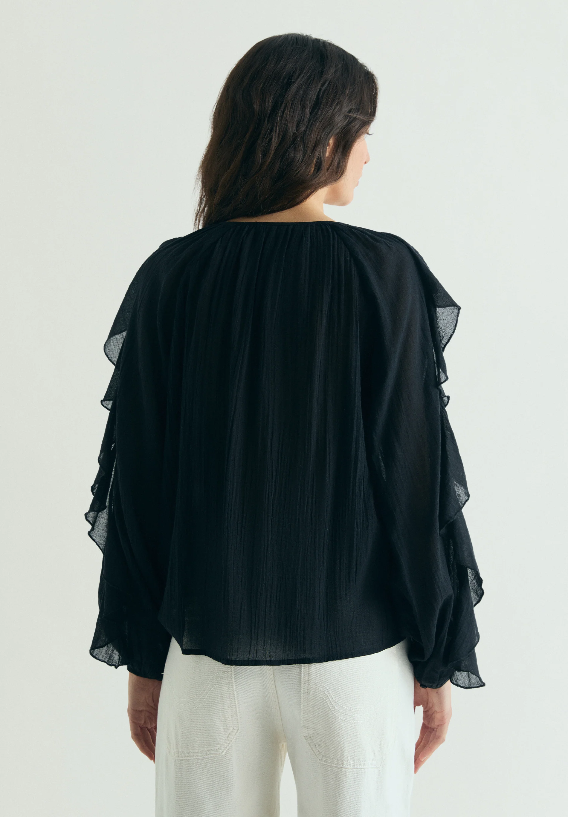 BLUSA ALGODÓN VOLANTES - Image 4