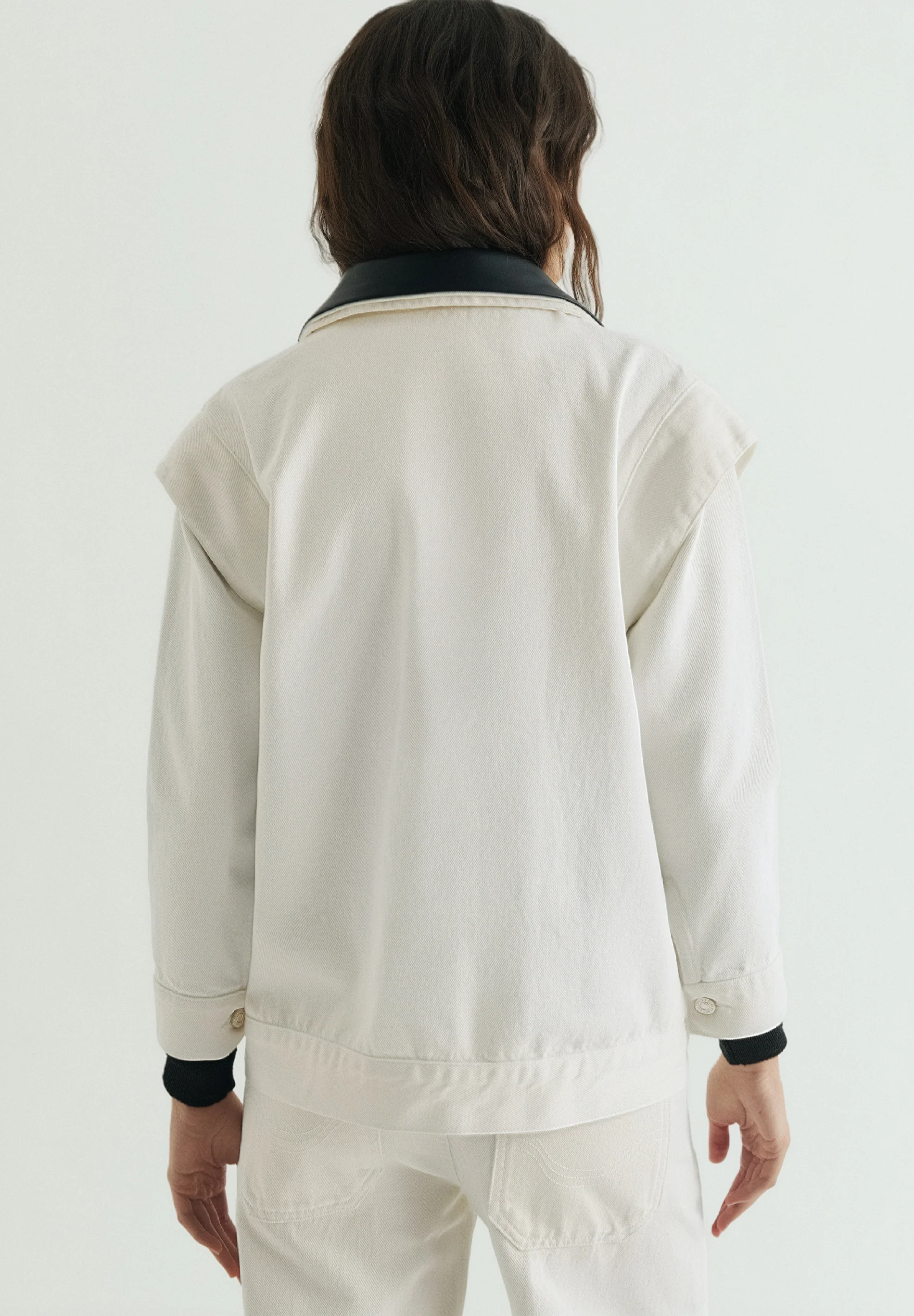 CHAQUETA DENIM CONTRASTE - Image 4