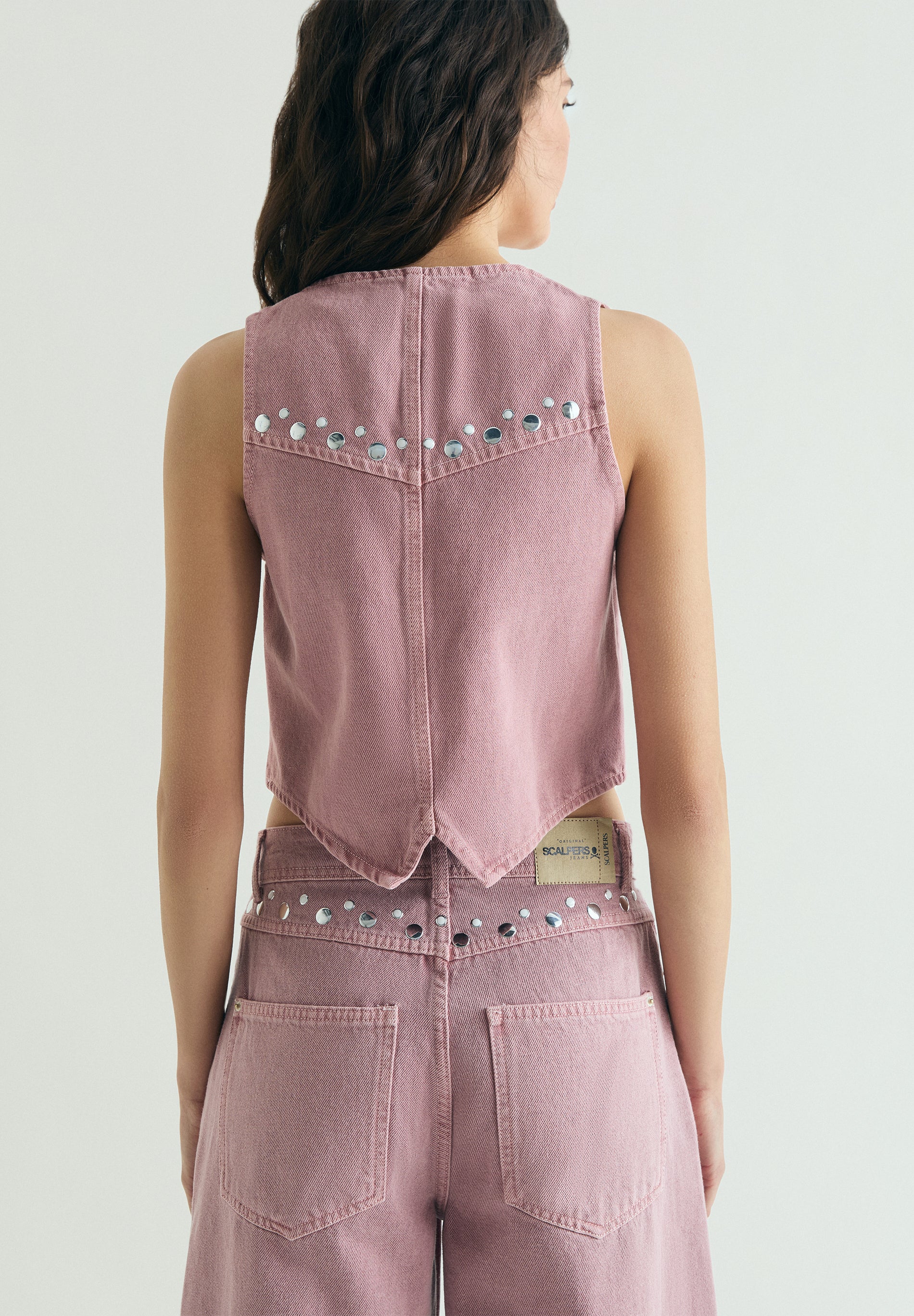 CHALECO DENIM STUDS - Image 3