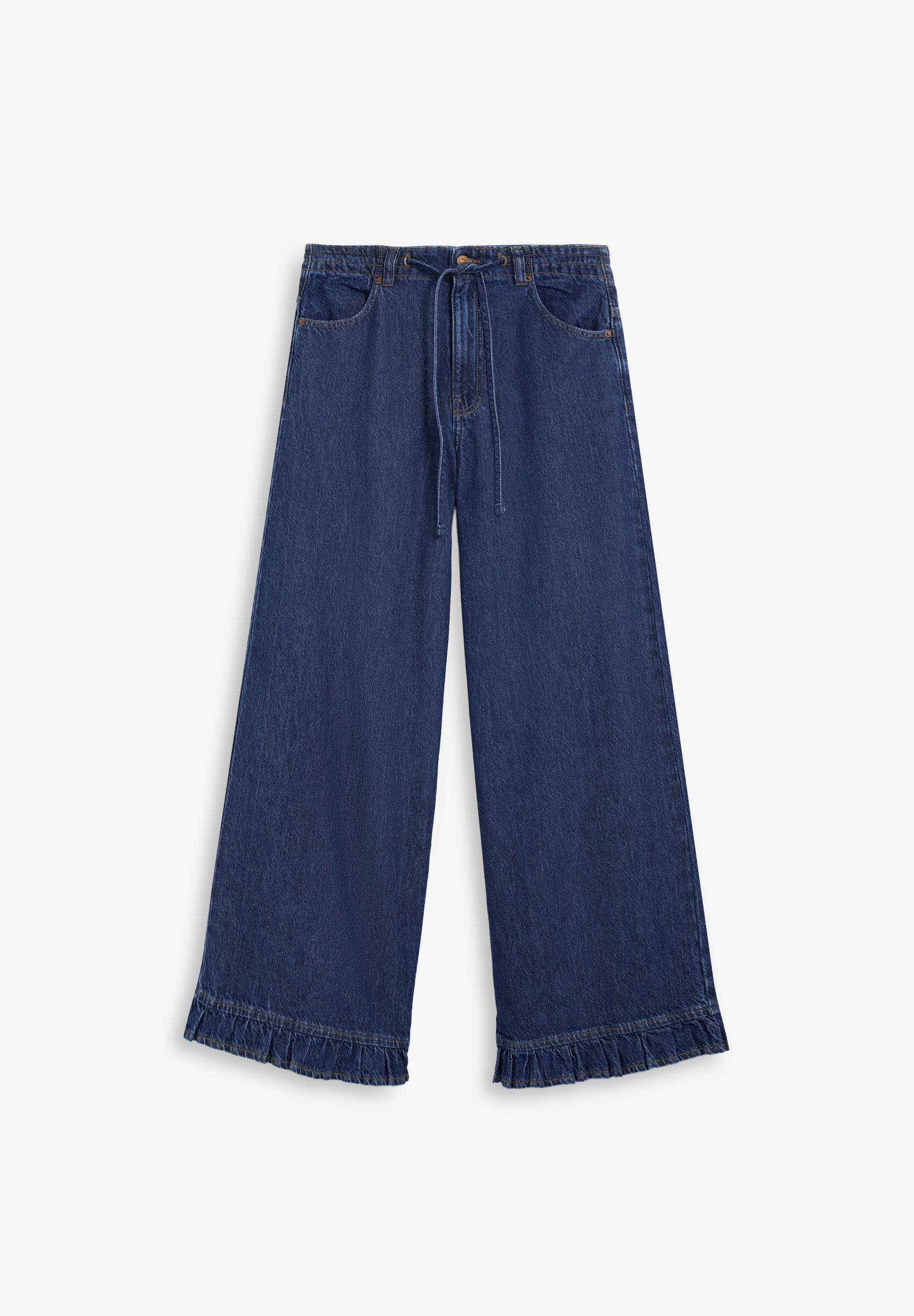 JEANS WIDE LEG DETALLE VOLANTE - Image 5