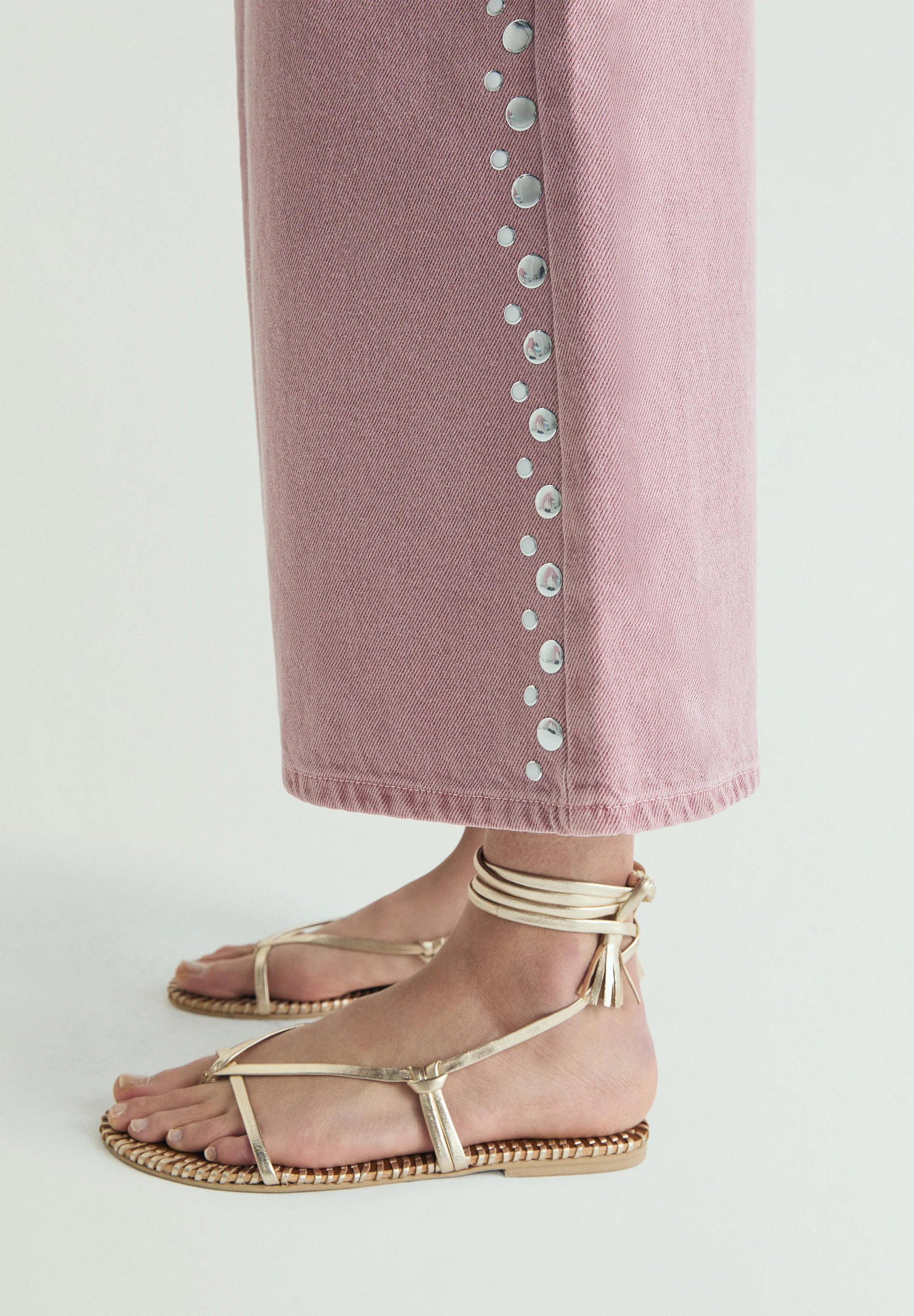 JEANS CULOTTE STUDS - Image 5