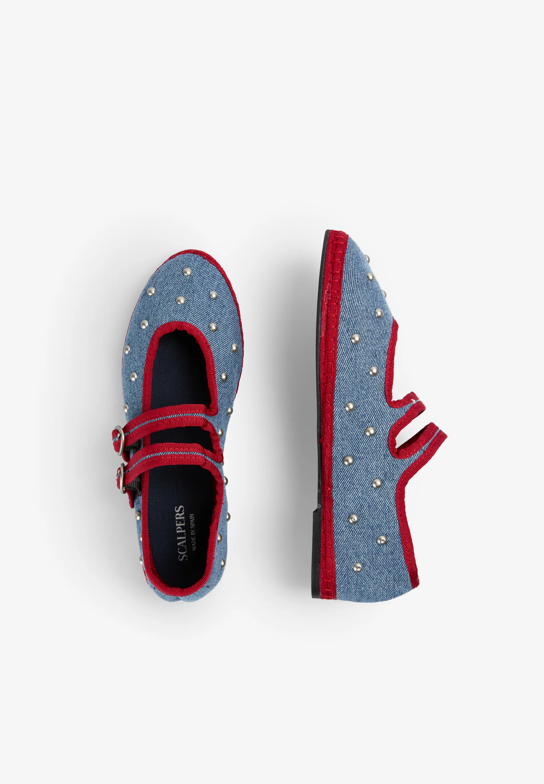 BAILARINAS DENIM STUDS - Image 8
