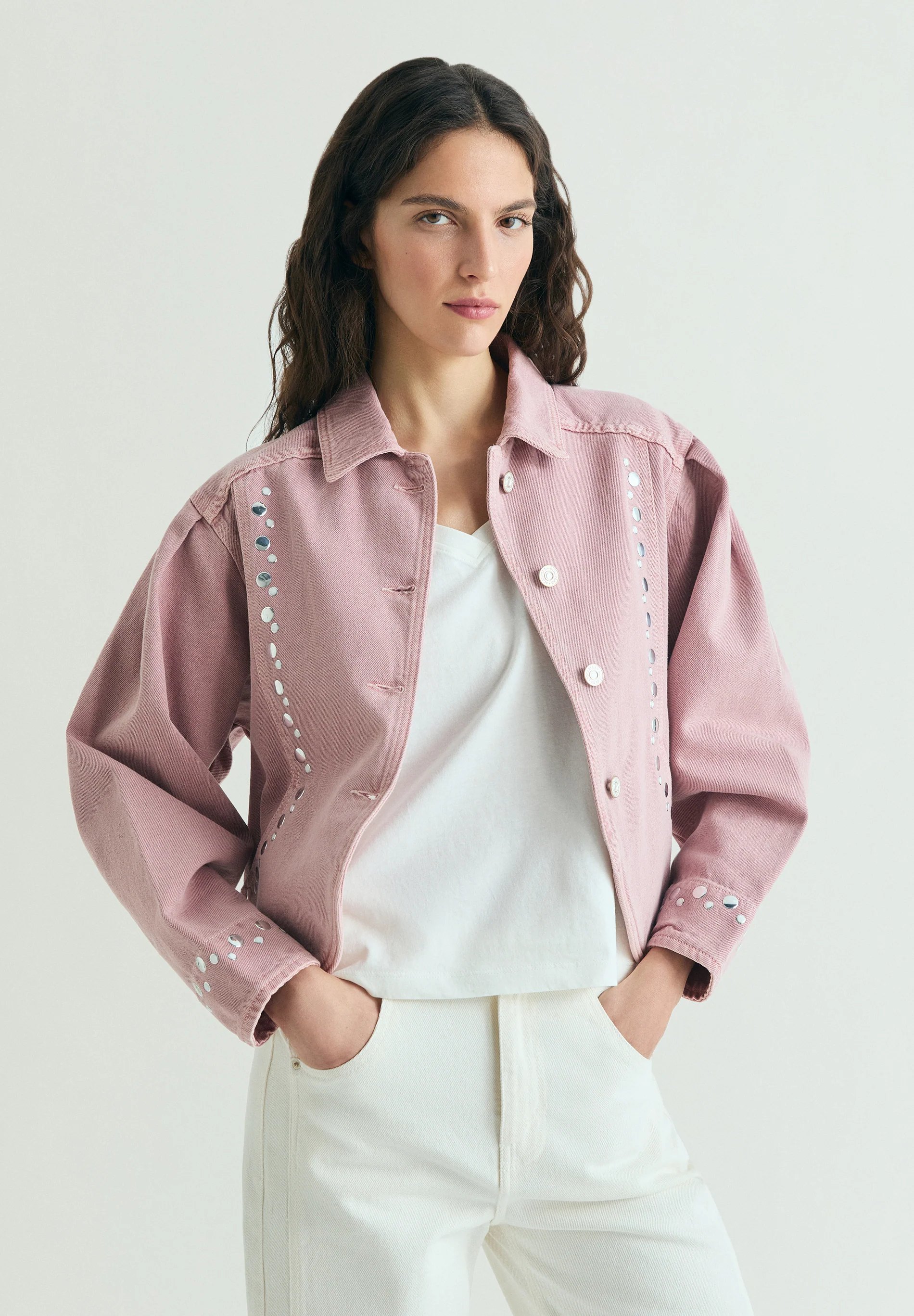 CHAQUETA DENIM STUDS - Image 2