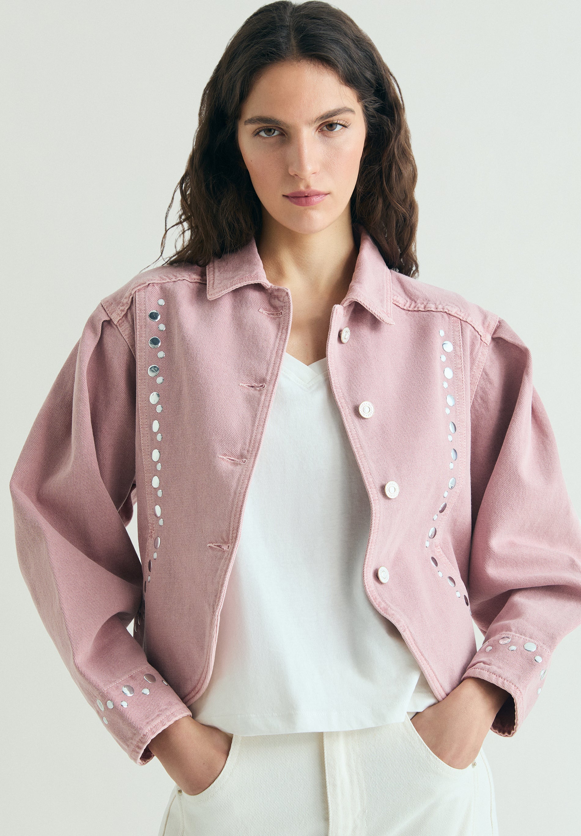 CHAQUETA DENIM STUDS - Image 5