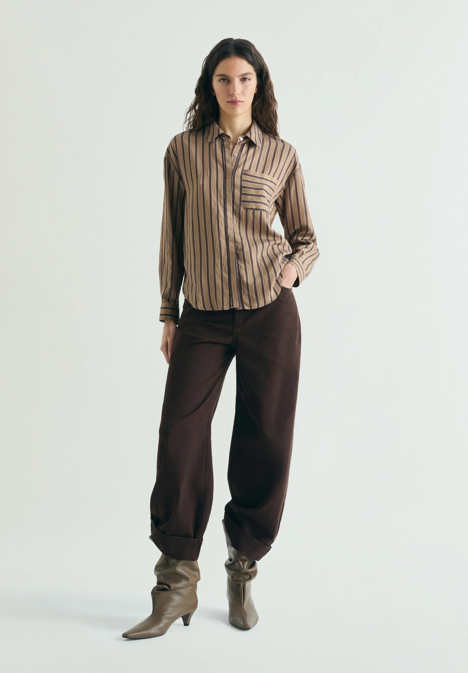 CAMISA RAYAS BOLSILLO - Image 2