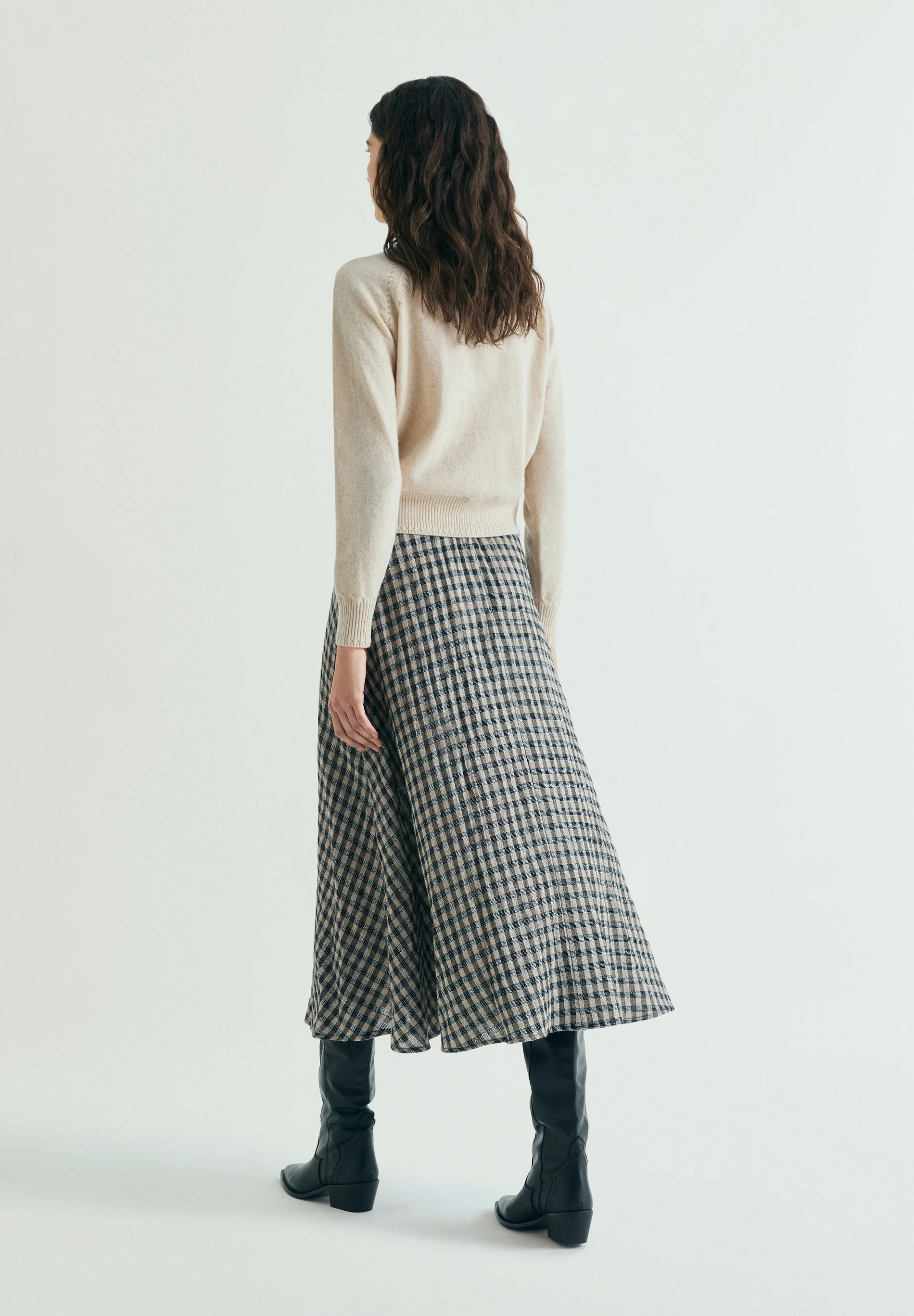 FALDA MIDI CUADROS - Image 3