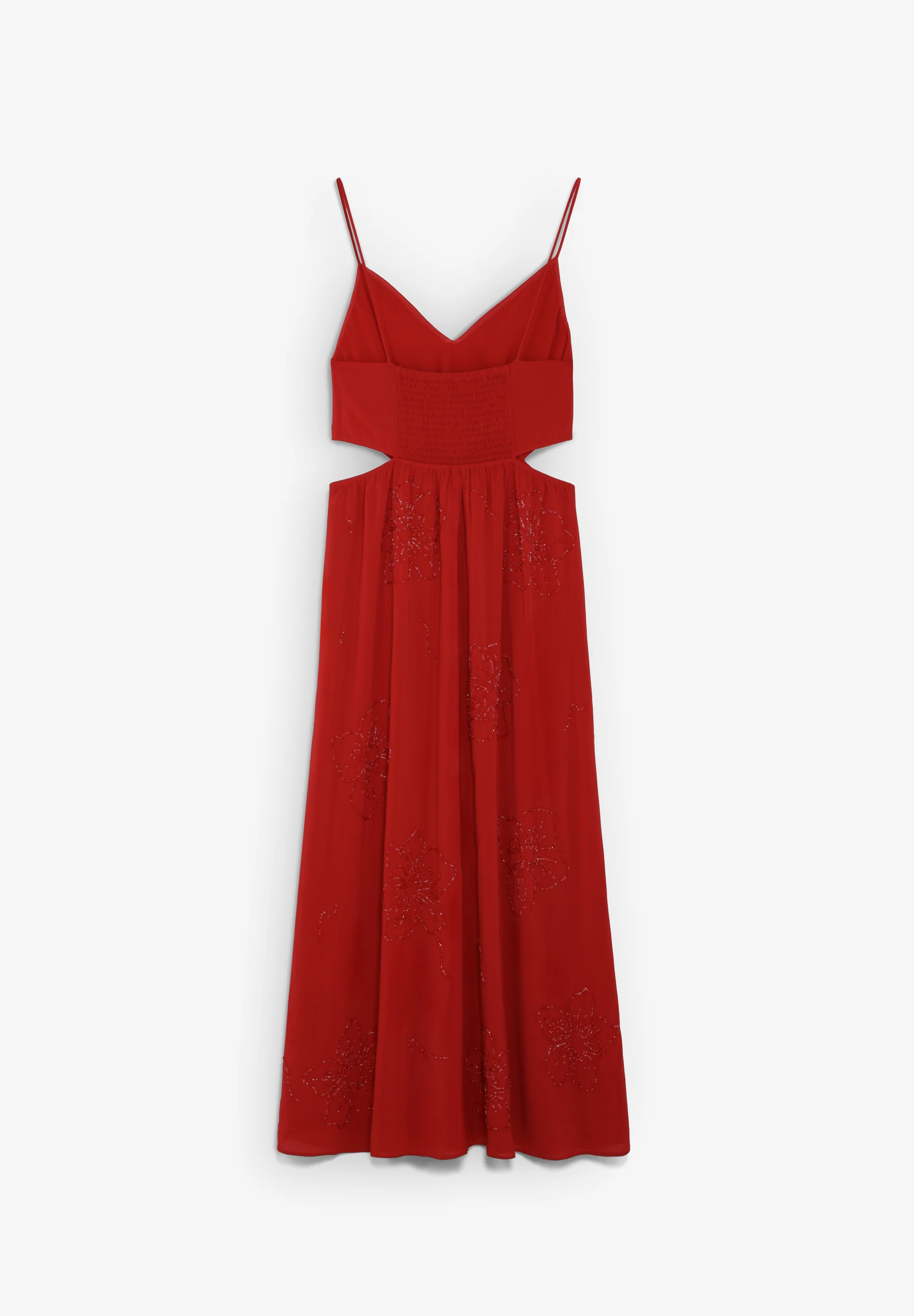 VESTIDO MIDI ABALORIOS CON CUT OUT - Image 5