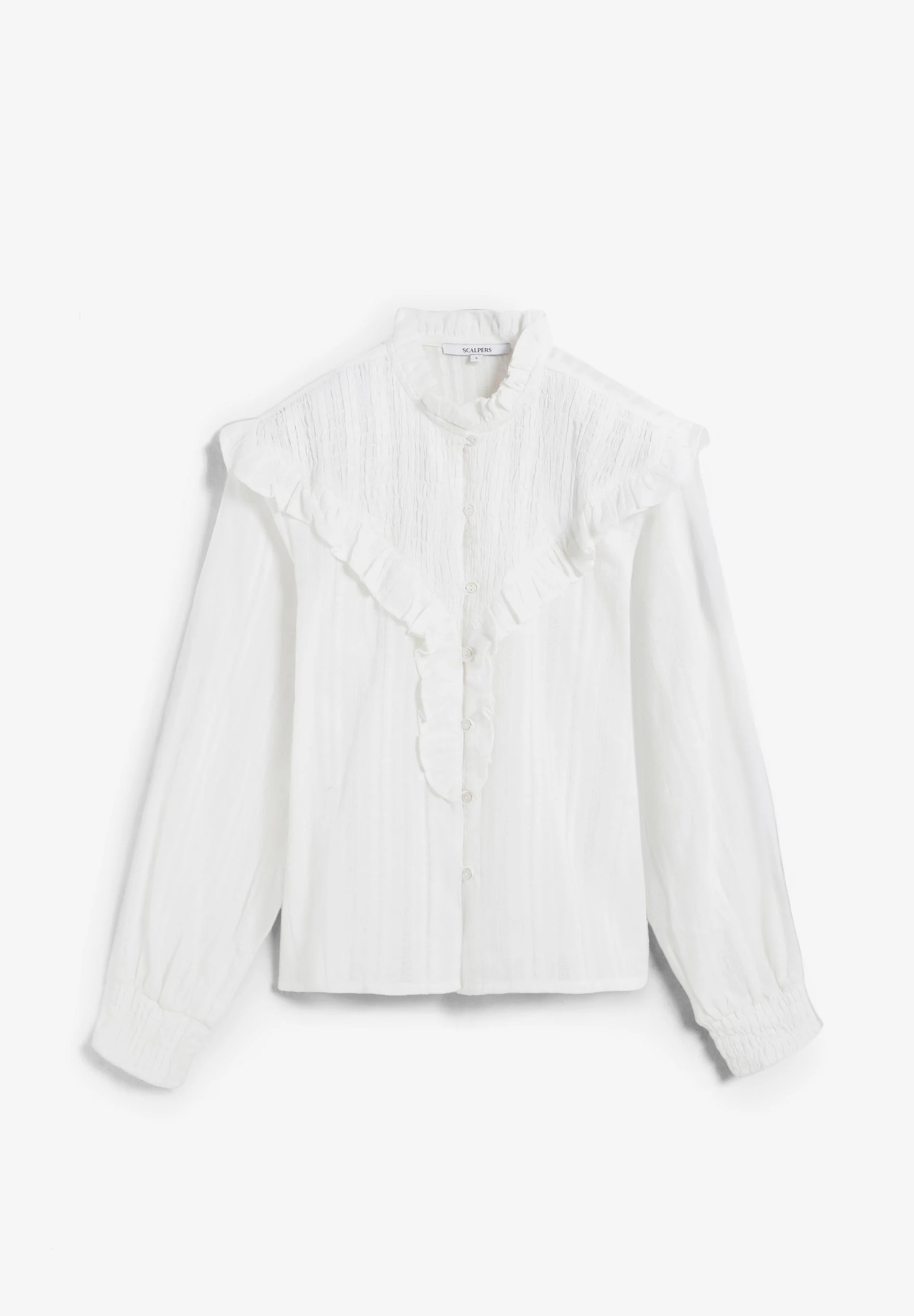 BLUSA FRUNCIDA CON VOLANTE - Image 6