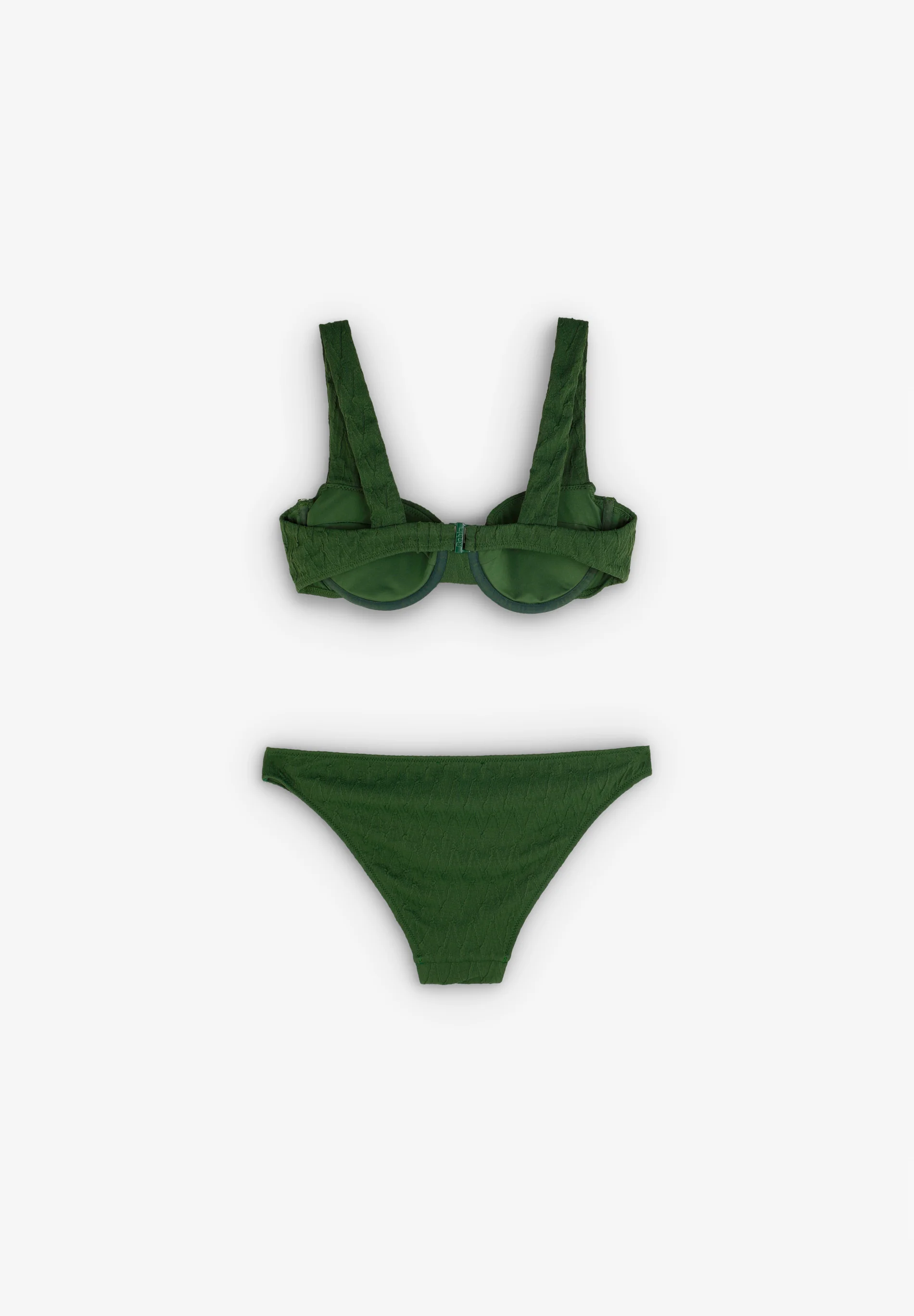 TOP BIKINI BALCONETTE VERDE | ROBIN X SCALPERS - Image 9