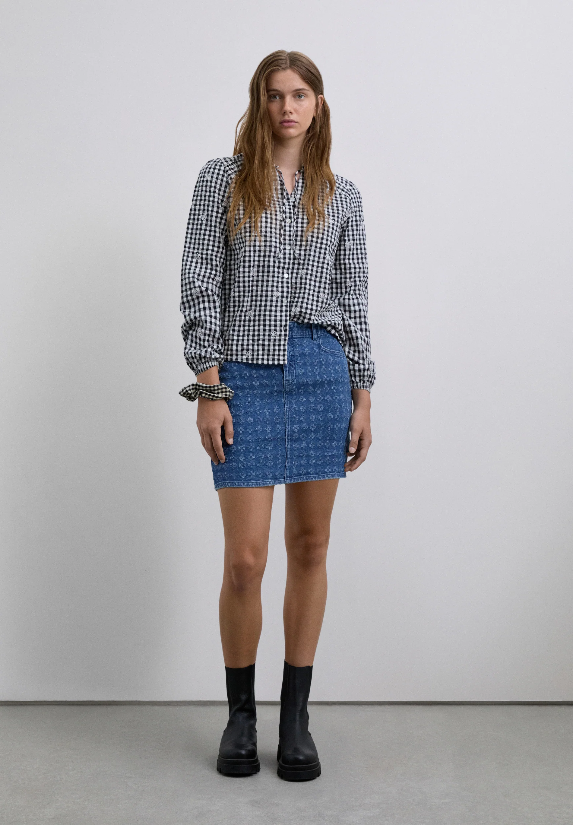 FALDA DENIM BOLSILLOS