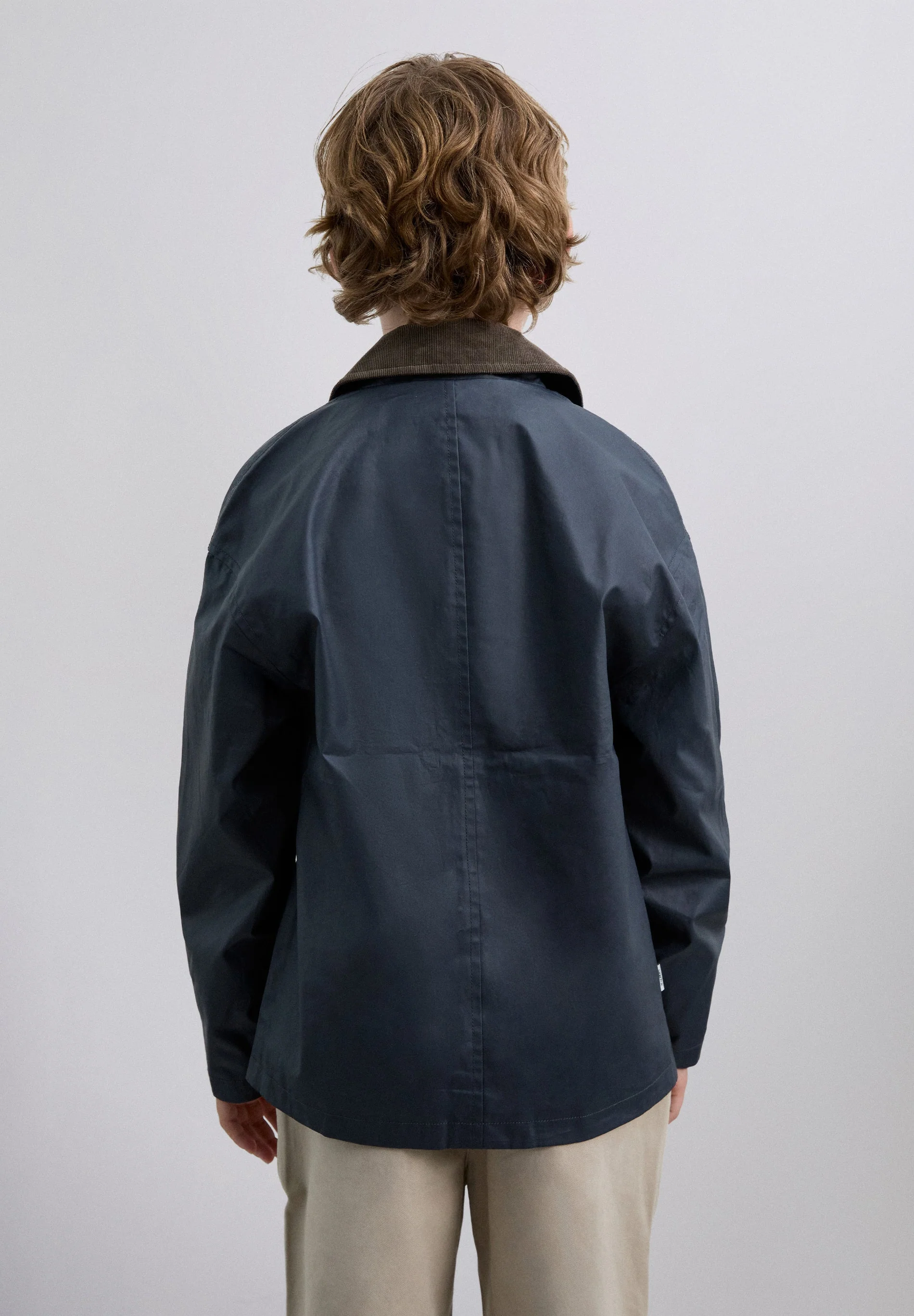 CHAQUETA CUELLO CONTRASTE PANA - Image 5