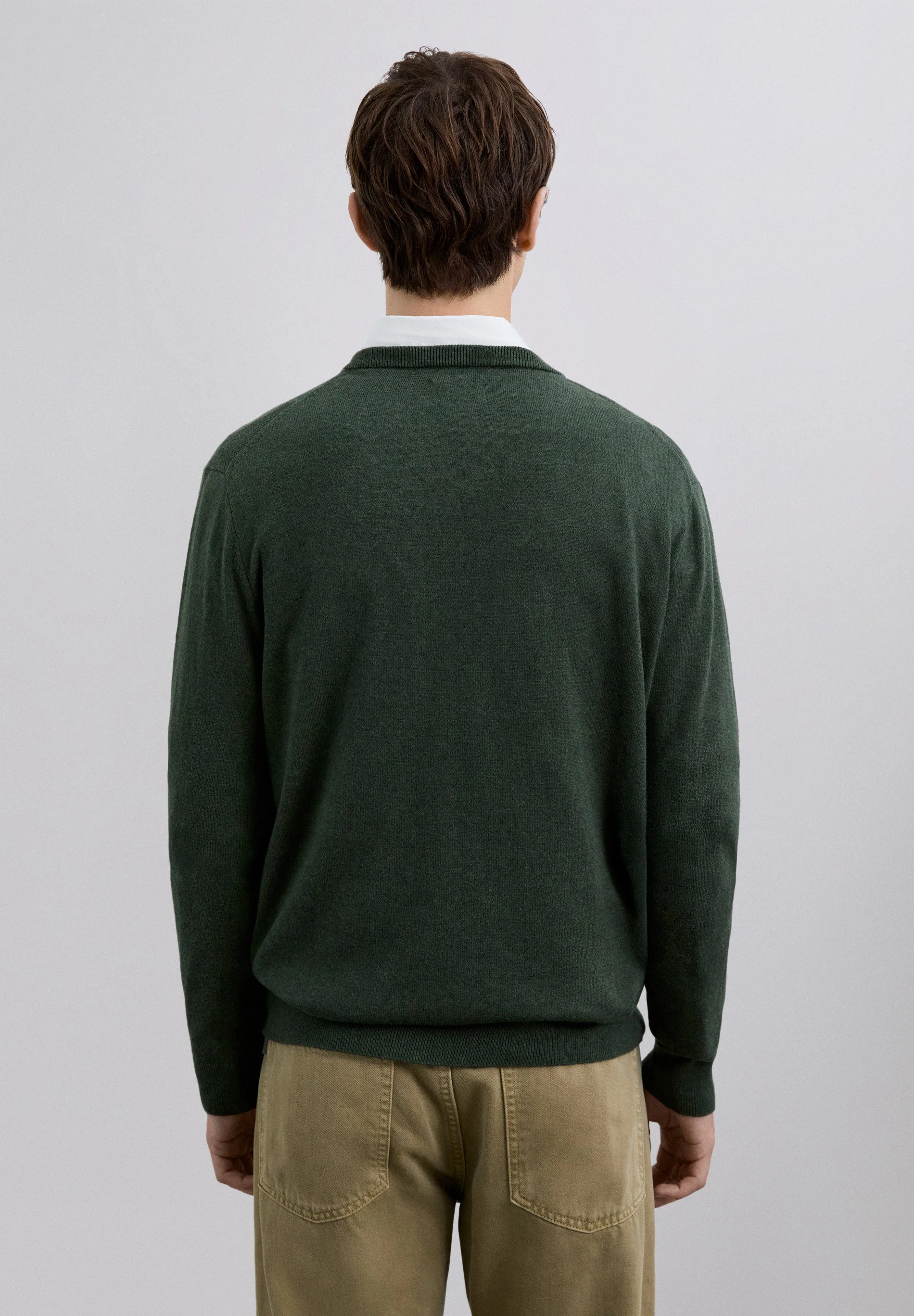 JERSEY CUELLO PICO CON CASHMERE - Image 4