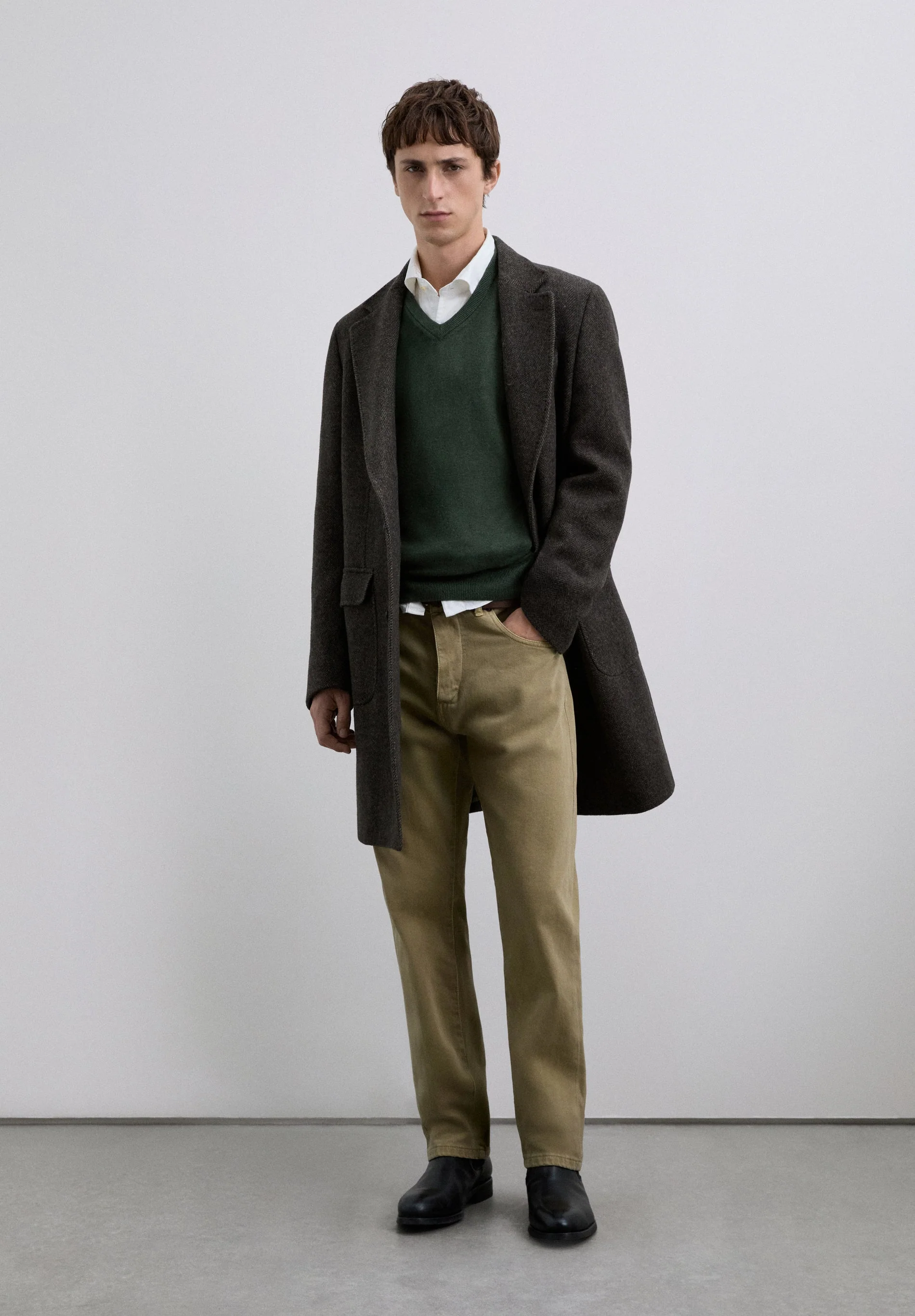 JERSEY CUELLO PICO CON CASHMERE - Image 5